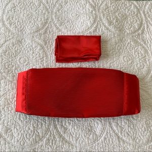 Mel Howard Adjustable Cummerbund and Pocket Square